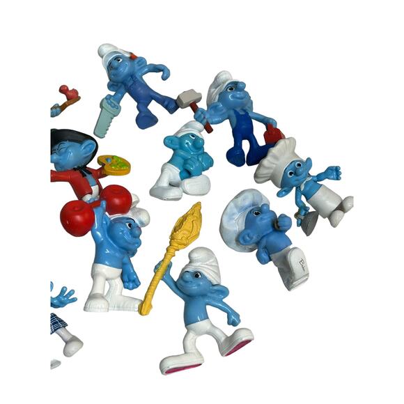 SMURFS FIGURES McDonalds Happy Meal Toys Lot of 12 - Picture 4 of 7